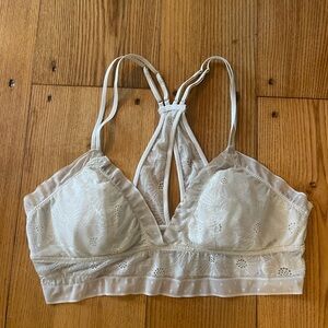Aerie Cream Lace Bralette
